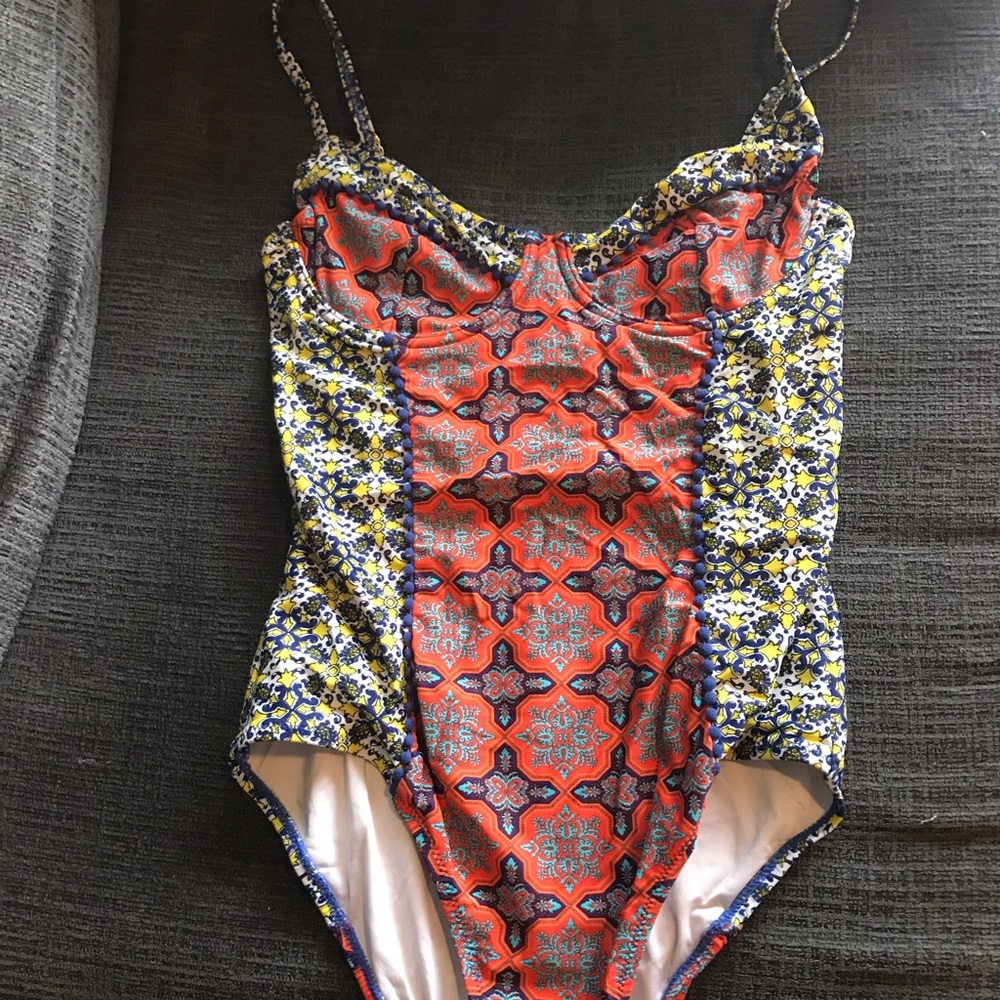 ASOS patterned one piece!